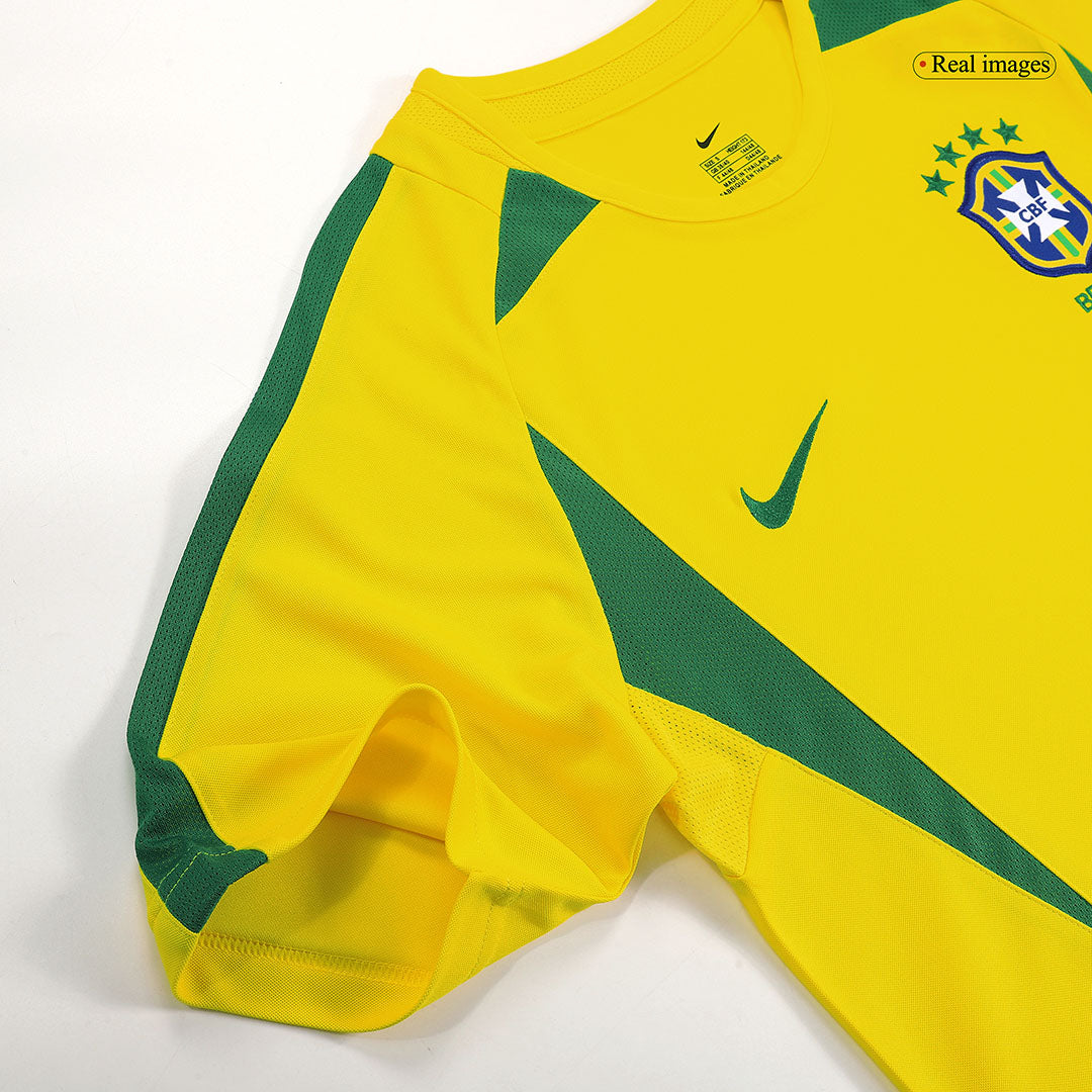 Retro RONALDO #9 2002/03 Brazil Home  Soccer Jersey Top Soccer Jerseys Store