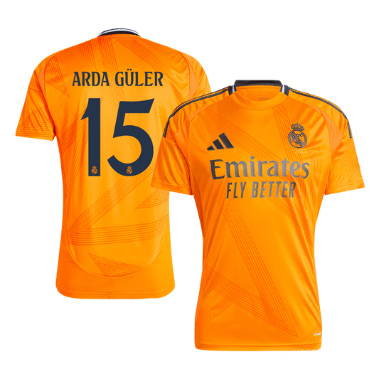 Arda Güler #15 Real Madrid Away  Soccer Jersey 2024/25 Top Dresy Shop