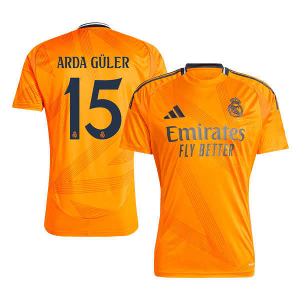 Arda Güler #15 Real Madrid Away  Soccer Jersey 2024/25 Top Soccer Jerseys Store