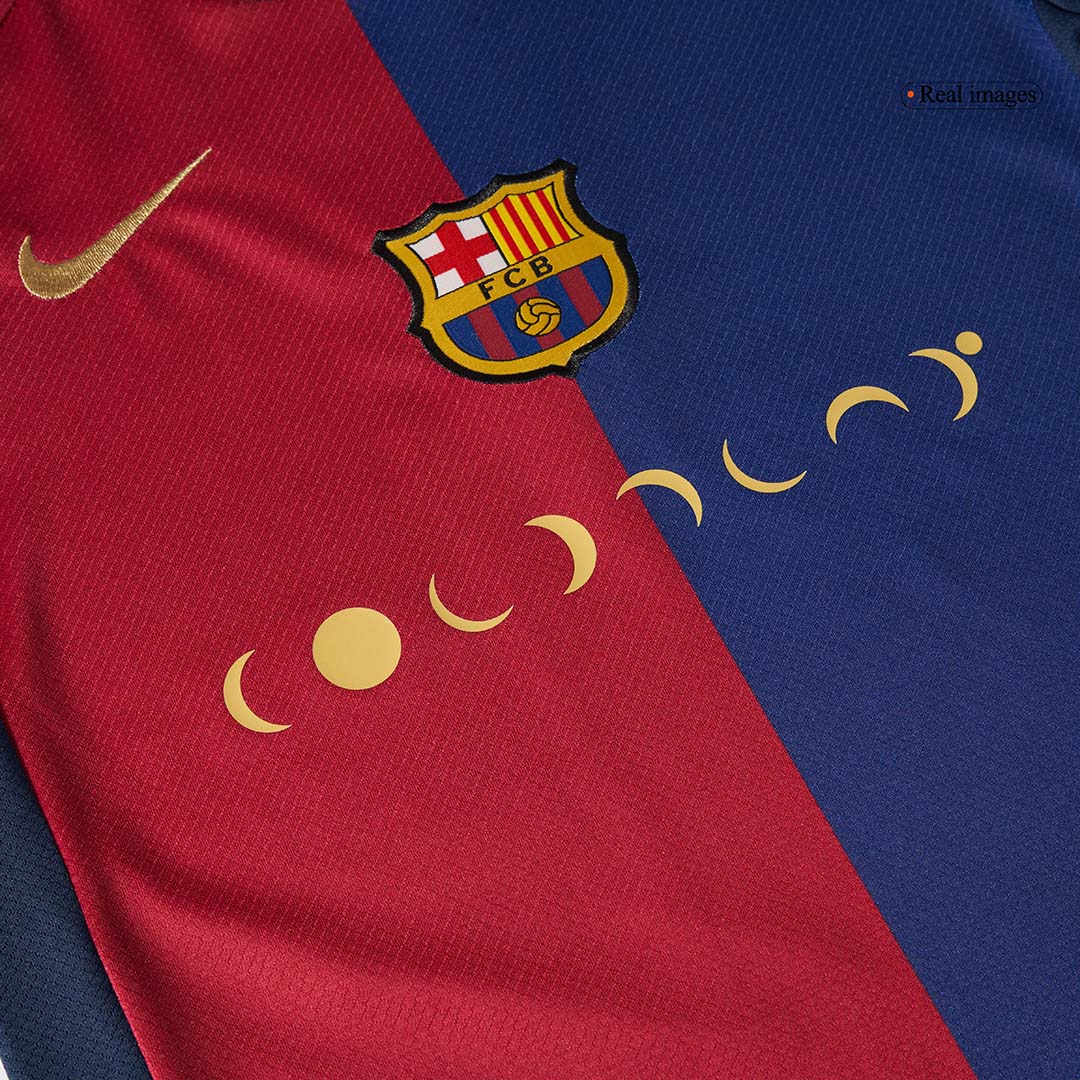 Kid's Barcelona Home  Soccer Jersey Kit(Jersey+Shorts) 2024/25 - COLDPLAY Top Dresy Shop