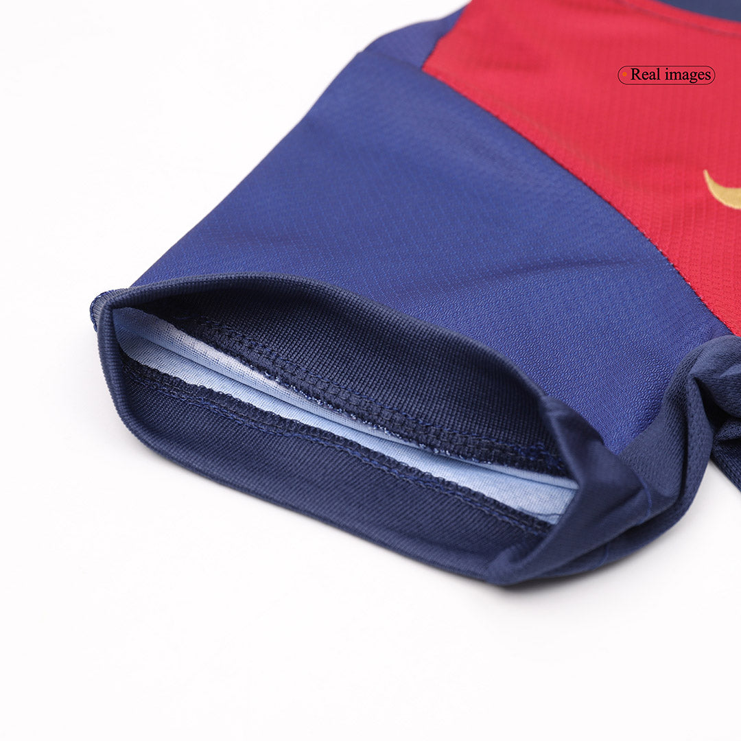 Kid's Barcelona Home  Soccer Jersey Kit(Jersey+Shorts+Socks) 2024/25 Top Dresy Shop