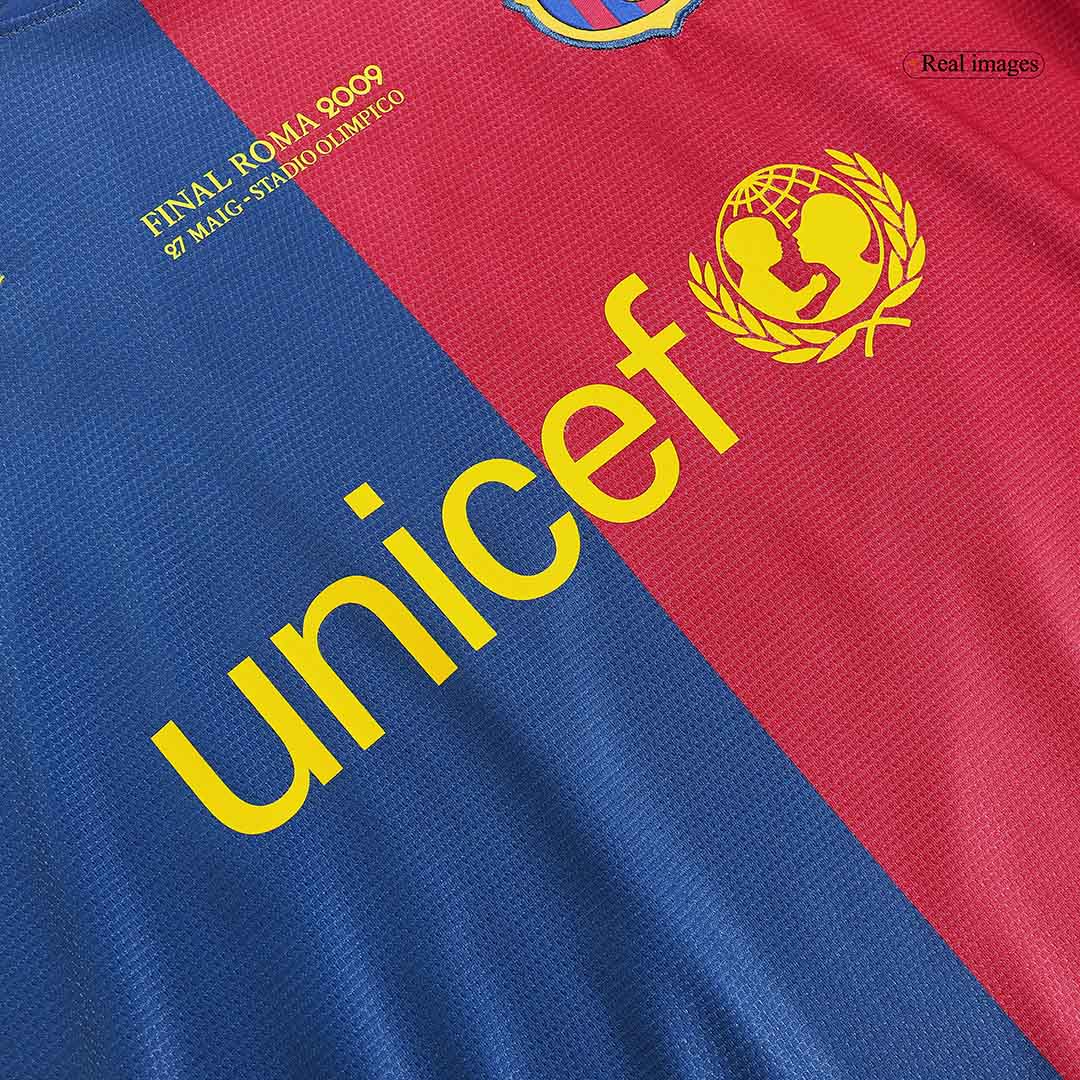 Retro A.INIESTA #8 2008/09 Barcelona Home  Soccer Jersey Top Dresy Shop
