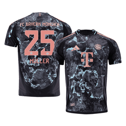 Player Version MÜLLER #25 Bayern Munich Away  Soccer Jersey 2024/25 Top Dresy Shop