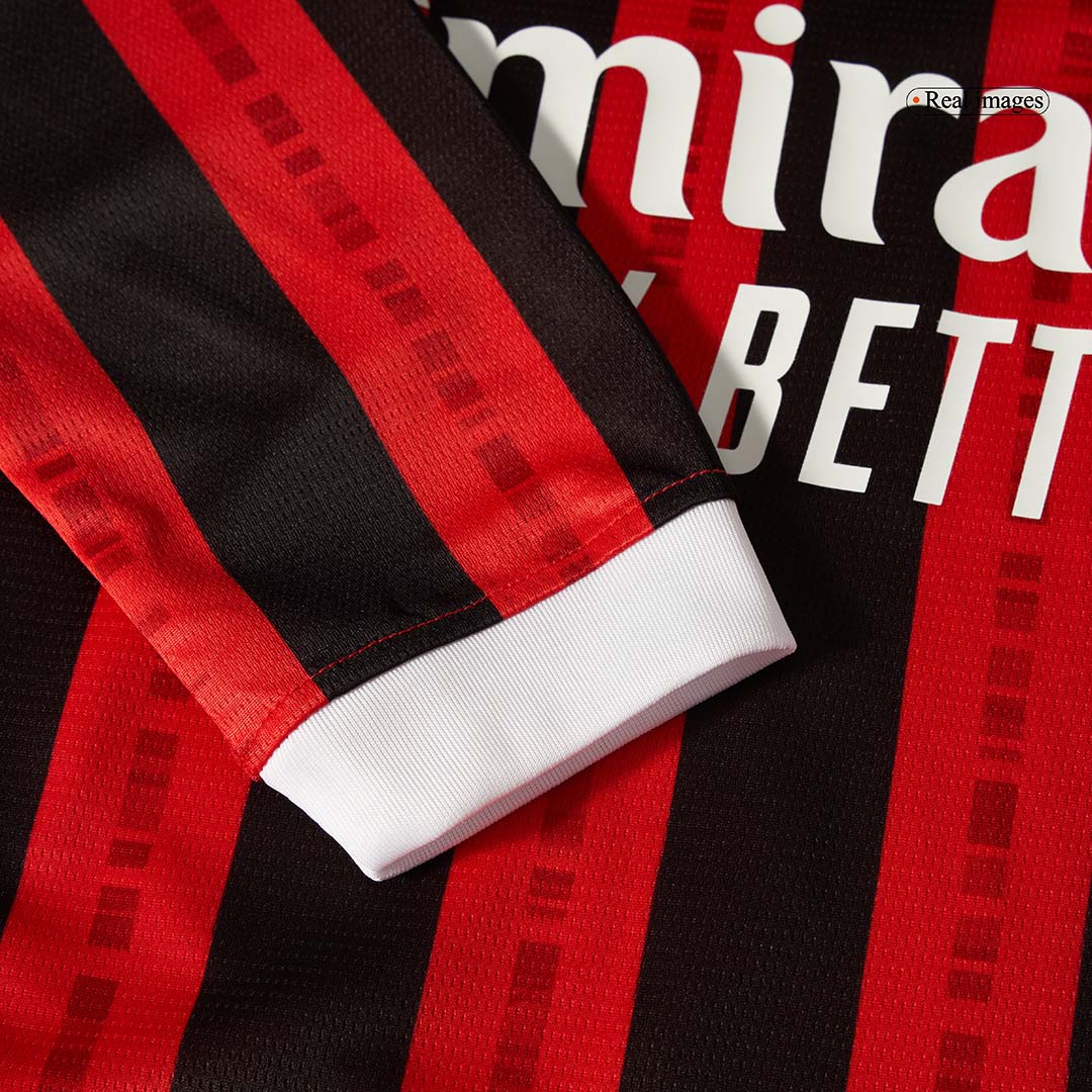 AC Milan Home Long Sleeve  Soccer Jersey 2024/25 Top Dresy Shop