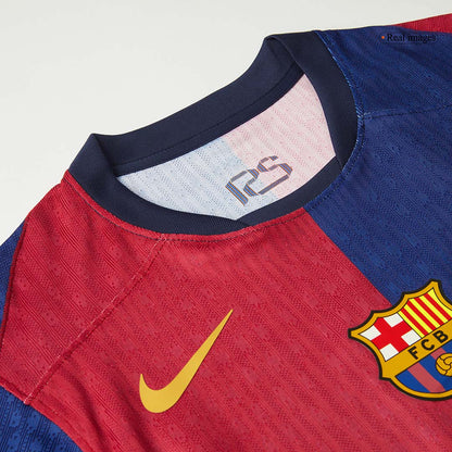 Player Version Barcelona Home  Soccer Jersey 2024/25 - COLDPLAY Top Dresy Shop