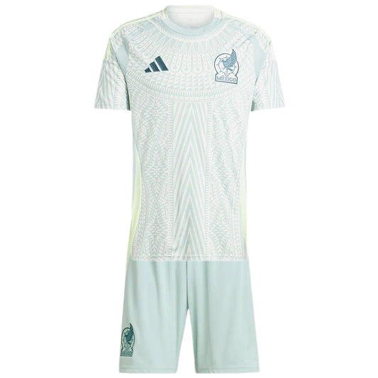 Kid's Mexico Away Jerseys Kit(Jersey+Shorts) Copa América 2024 Top Dresy Shop