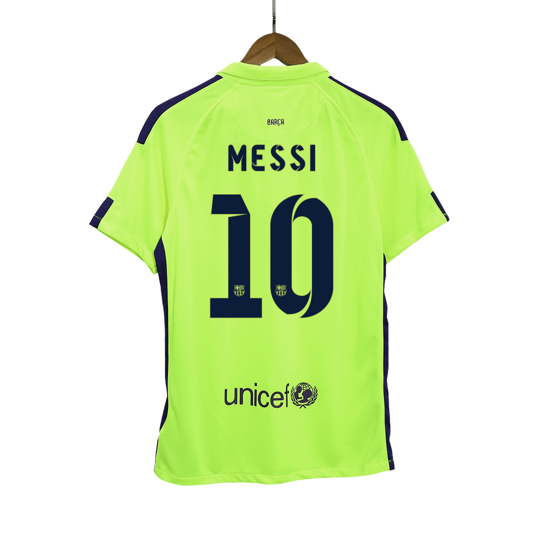 Retro MESSI #10 2014/15 Barcelona Third Away  Soccer Jersey Top Soccer Jerseys Store