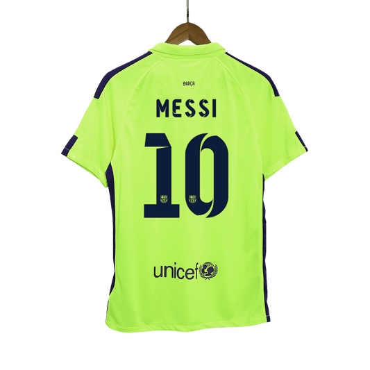 Retro MESSI #10 2014/15 Barcelona Third Away  Soccer Jersey Top Dresy Shop