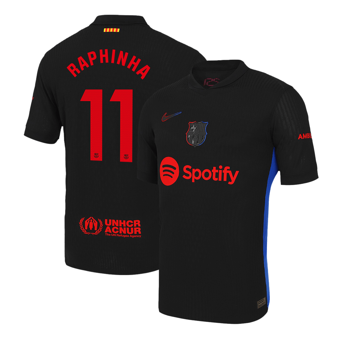 Player Version RAPHINHA #11 Barcelona Away  Soccer Jersey 2024/25 Top Dresy Shop