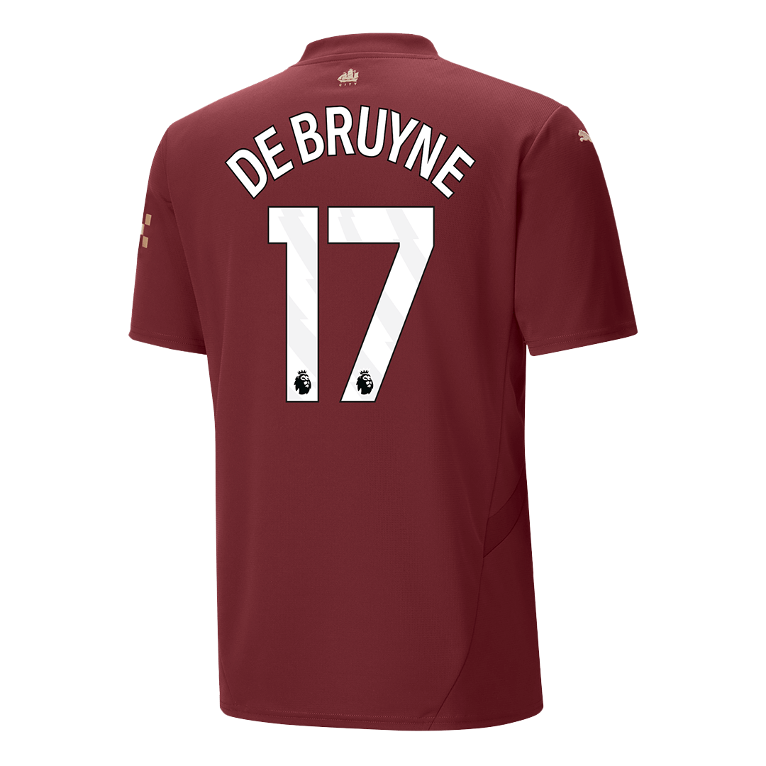 DE BRUYNE #17 Manchester City Third Away  Soccer Jersey 2024/25 Top Dresy Shop