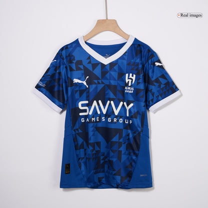 Kid's Al Hilal SFC Home  Soccer Jersey Kit(Jersey+Shorts) 2024/25 Top Dresy Shop