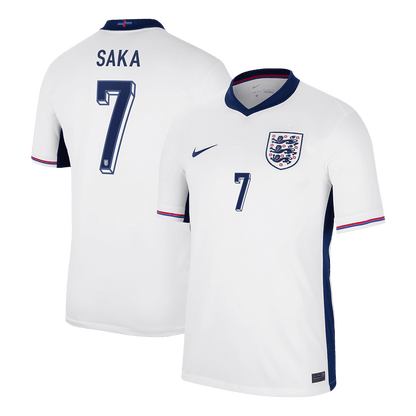 SAKA #7 England Home  Soccer Jersey Euro 2024 Top Dresy Shop