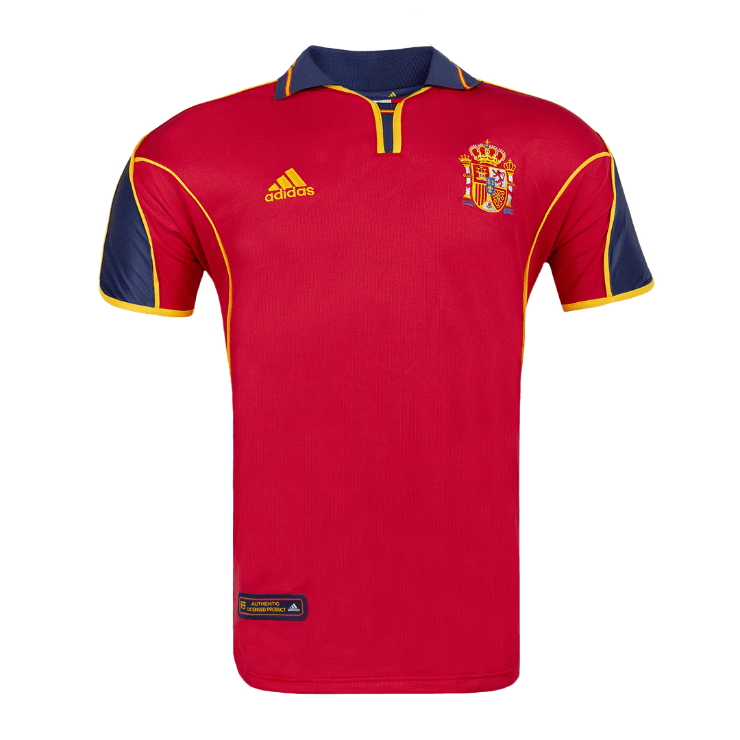 Retro 2000 Spain Home  Soccer Jersey Top Dresy Shop