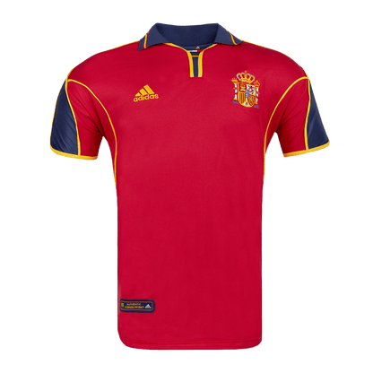 Retro 2000 Spain Home  Soccer Jersey Top Dresy Shop