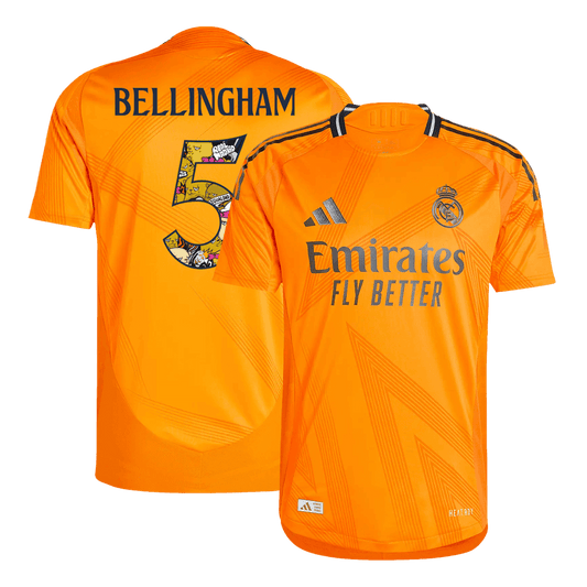 Player Version BELLINGHAM #5 Real Madrid Away  Soccer Jersey 2024/25 - Bear Champ Font Top Dresy Shop
