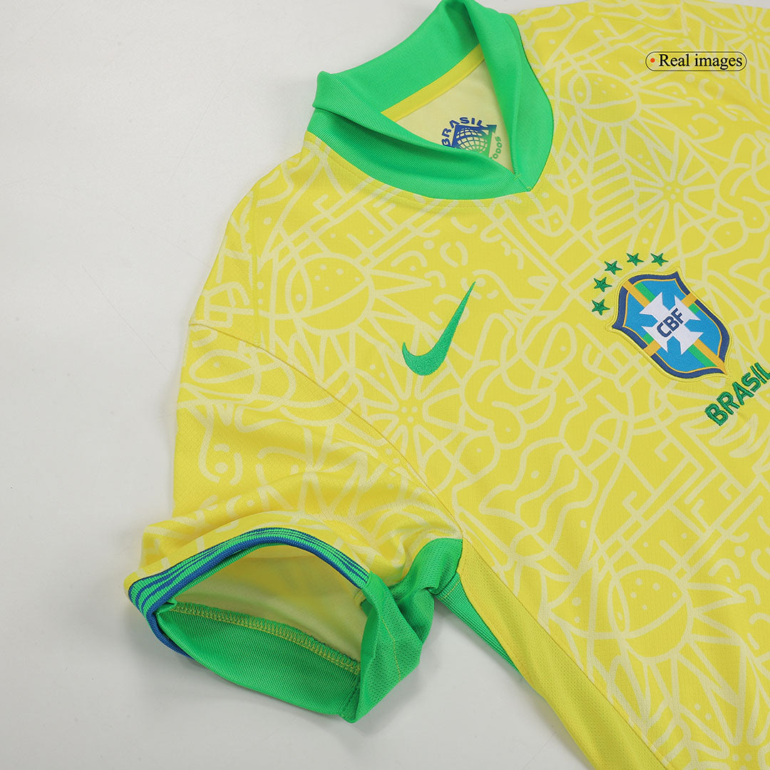 RAPHINHA #11 Brazil Home  Soccer Jersey Copa America 2024 Top Soccer Jerseys Store