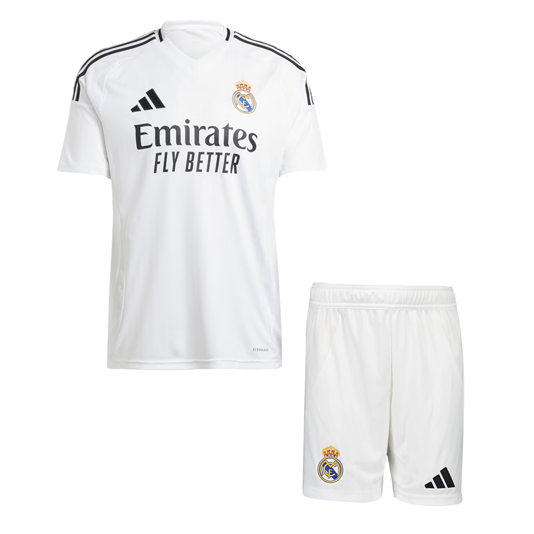 Real Madrid Home  Soccer Jersey Kit(Jersey+Shorts) 2024/25 Top Dresy Shop