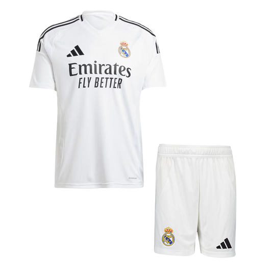 Real Madrid Home  Soccer Jersey Kit(Jersey+Shorts) 2024/25 Top Dresy Shop