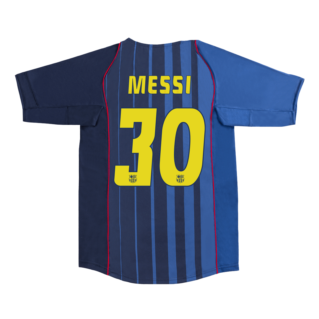 Retro MESSI #30 2004/05 Barcelona Away  Soccer Jersey Top Dresy Shop