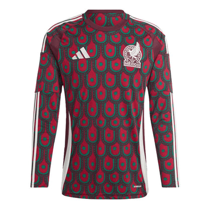 Men's Mexico Home Long Sleeve Soccer Jersey Copa América 2024 Top Dresy Shop