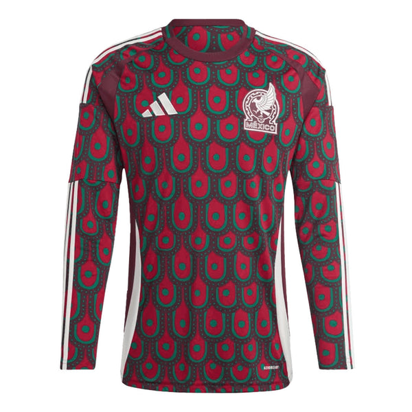 Men's Mexico Home Long Sleeve Soccer Jersey Copa América 2024 Top Soccer Jerseys Store