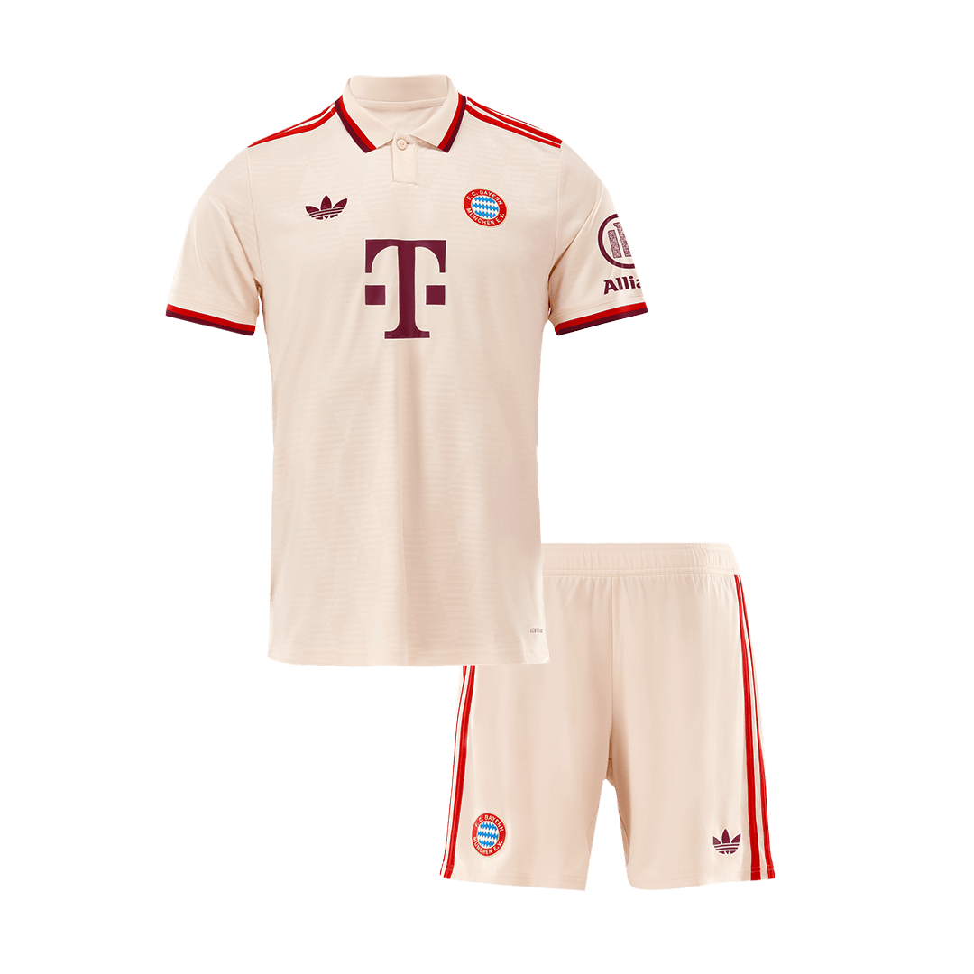 Kid's Bayern Munich Third Away  Soccer Jersey Kit(Jersey+Shorts) 2024/25 - UCL Top Dresy Shop