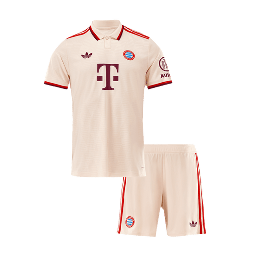 Kid's Bayern Munich Third Away  Soccer Jersey Kit(Jersey+Shorts) 2024/25 - UCL Top Dresy Shop
