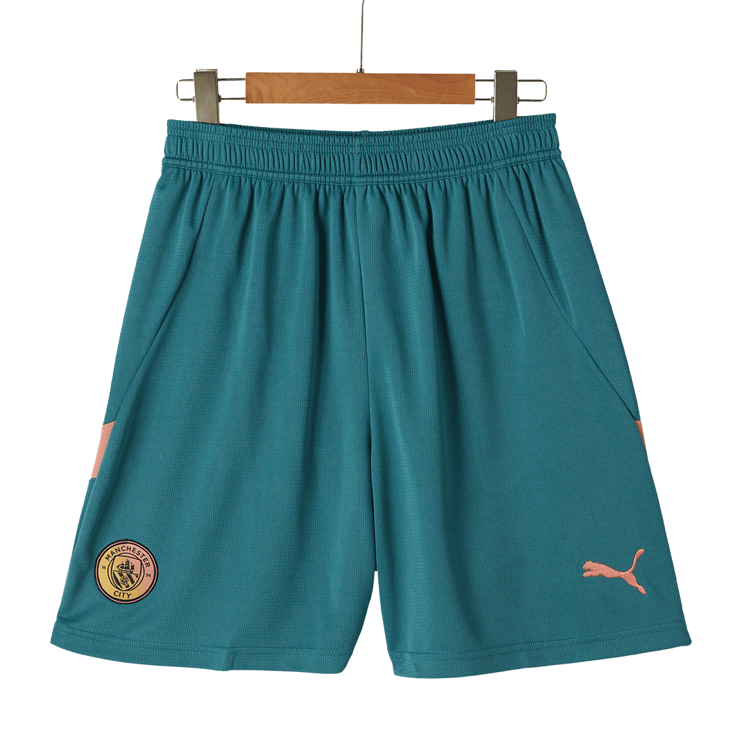 Manchester City Fourth Away  Soccer Jersey Kit(Jersey+Shorts) 2024/25 - Definitely City Top Dresy Shop
