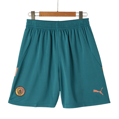 Manchester City Fourth Away  Soccer Jersey Kit(Jersey+Shorts) 2024/25 - Definitely City Top Dresy Shop