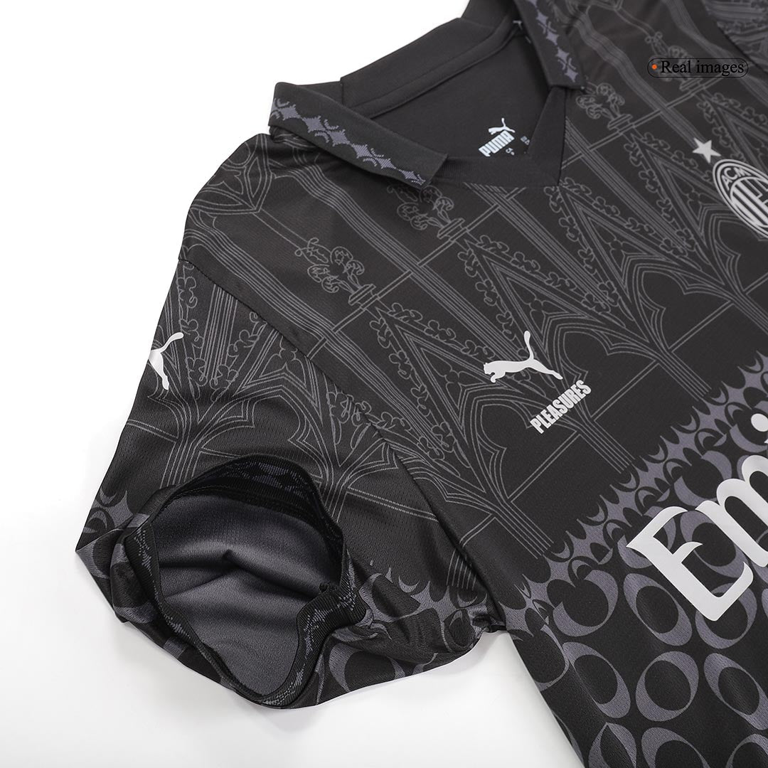 AC Milan X Pleasures Fourth Away  Soccer Jersey 2023/24 Top Dresy Shop