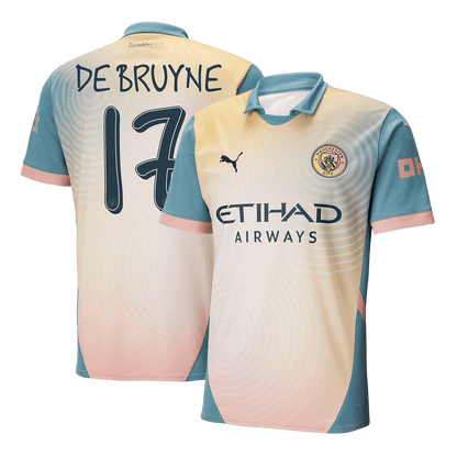 DE BRUYNE #17 Manchester City Fourth Away  Soccer Jersey 2024/25 - Definitely City Top Dresy Shop