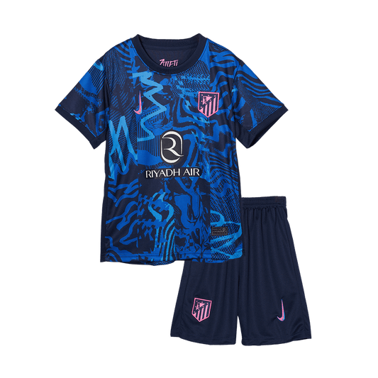 Kid's Atletico Madrid Third Away  Soccer Jersey Kit(Jersey+Shorts) 2024/25 Top Dresy Shop