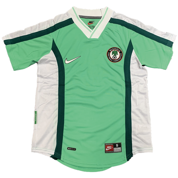 Retro 1998 Nigeria Home Soccer Jersey topsoccerjerseys.com