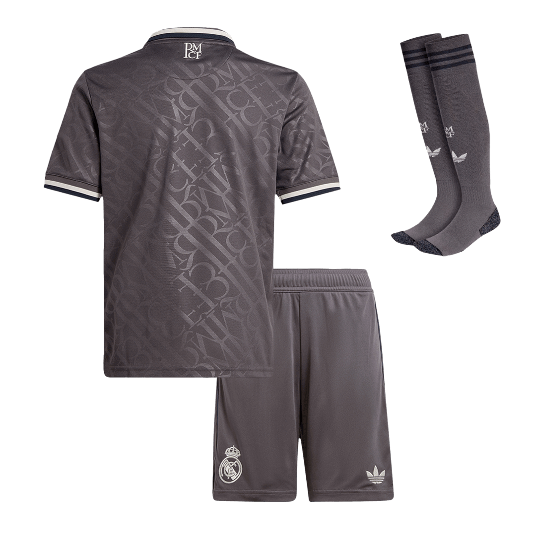 Kid's Real Madrid Third Away  Soccer Jersey Kit(Jersey+Shorts+Socks) 2024/25 Top Dresy Shop