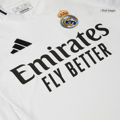 Kid's Real Madrid Home Soccer Jersey Kit(Jersey+Shorts) 2024/25 Top Dresy Shop
