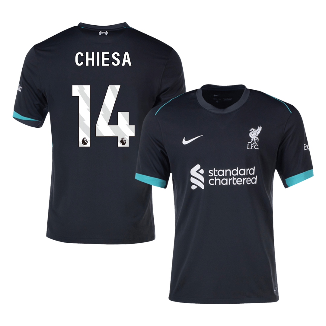 CHIESA #14 Liverpool Away  Soccer Jersey 2024/25 Top Dresy Shop