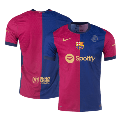 Player Version Barcelona Home  Soccer Jersey 2024/25 - 125th Anniversary Top Dresy Shop