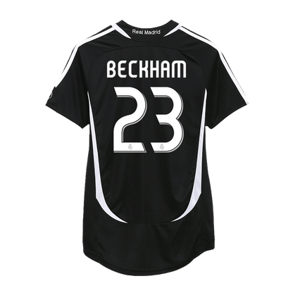 Retro BECKHAM #23 2006/07 Real Madrid Away  Soccer Jersey Top Dresy Shop