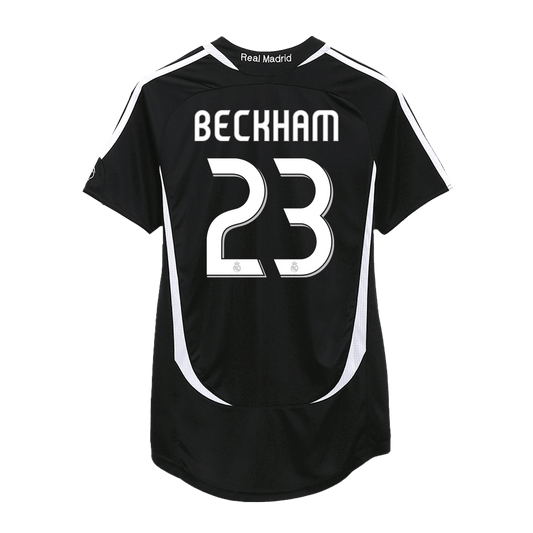 Retro BECKHAM #23 2006/07 Real Madrid Away  Soccer Jersey Top Dresy Shop