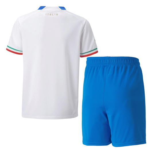 Kid's Italy Away  Soccer Jersey Kit(Jersey+Shorts) 2022 Top Dresy Shop