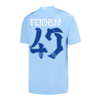 FODEN #47 Manchester City Japanese Tour Printing Home  Soccer Jersey 2023/24 Top Dresy Shop