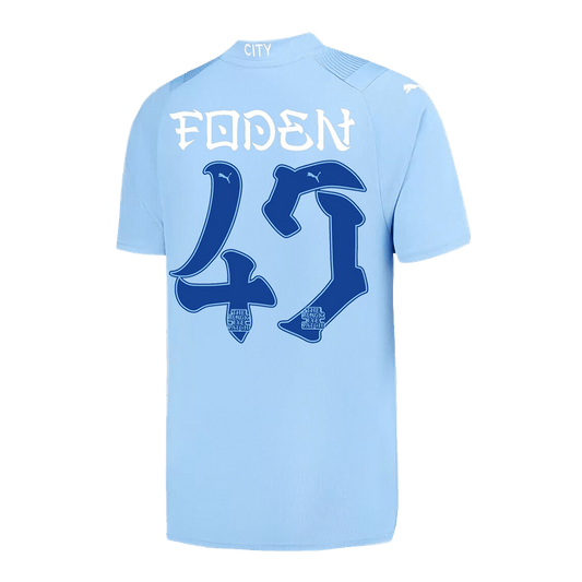 FODEN #47 Manchester City Japanese Tour Printing Home  Soccer Jersey 2023/24 Top Dresy Shop