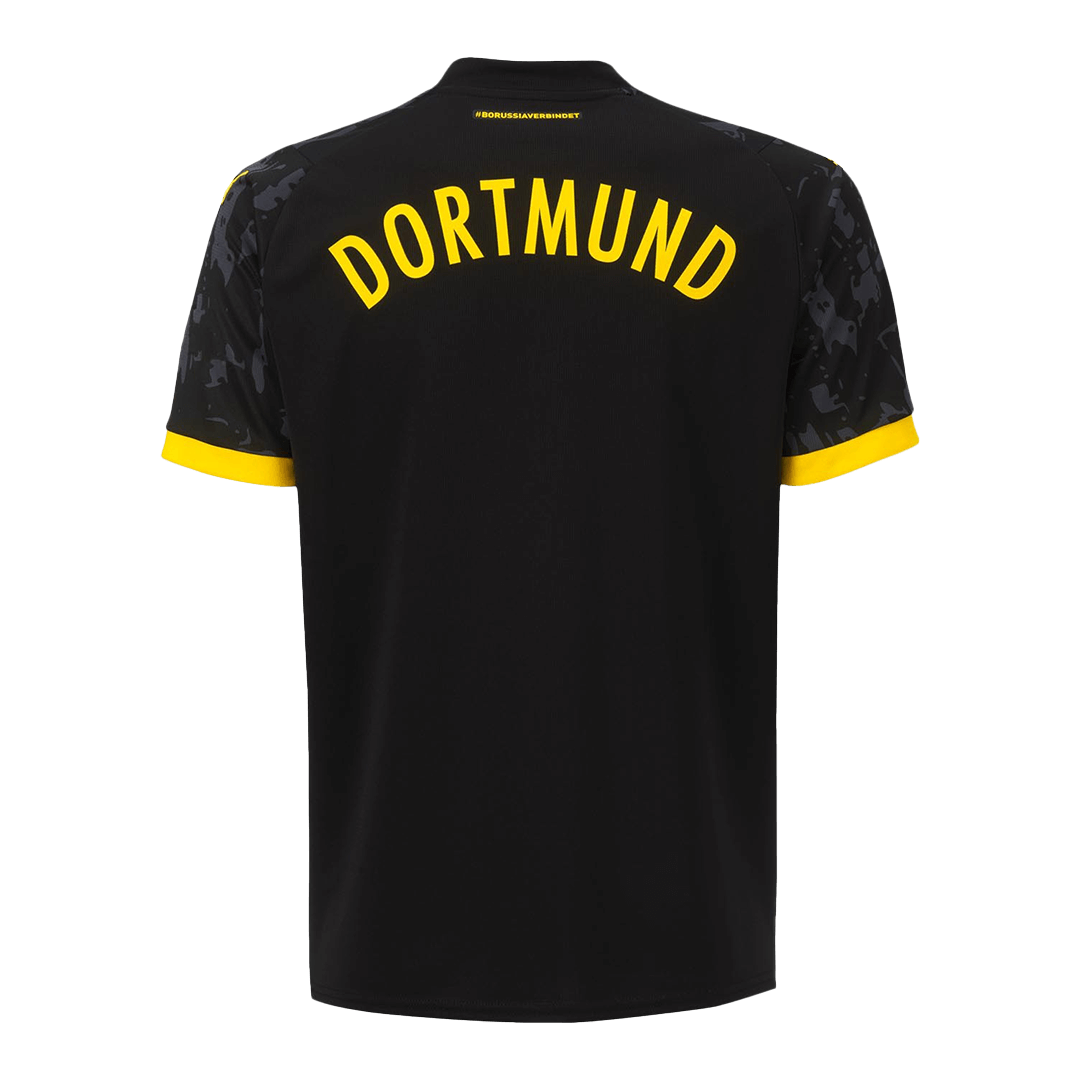 Kid's Borussia Dortmund Away  Soccer Jersey Kit(Jersey+Shorts) 2023/24 Top Dresy Shop