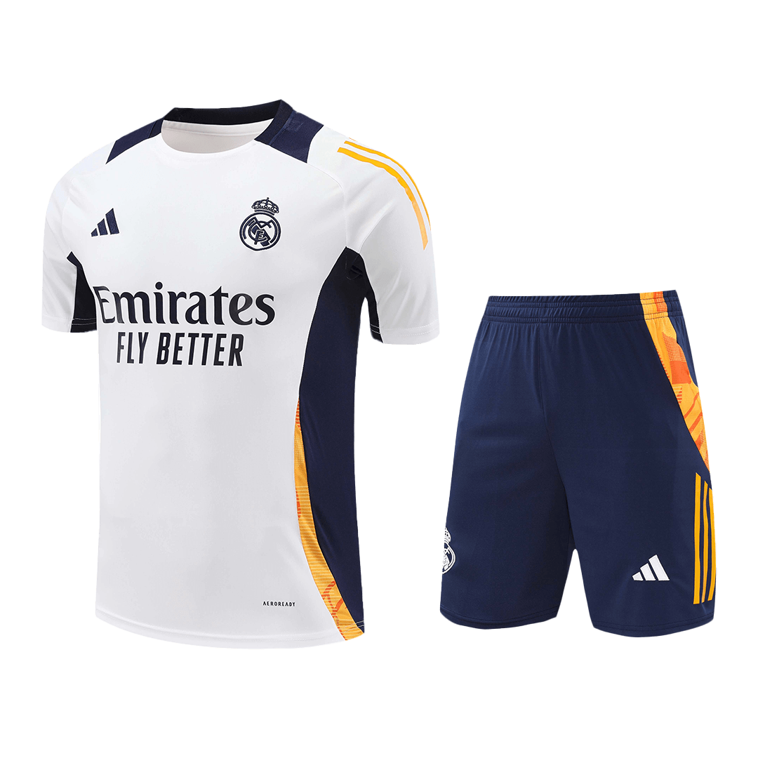 Real Madrid Pre-Match  Soccer Jersey Kit(Jersey+Shorts) 2024/25 Top Dresy Shop