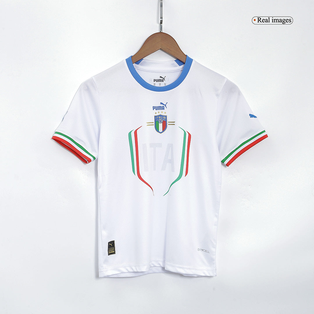 Kid's Italy Away  Soccer Jersey Kit(Jersey+Shorts) 2022 Top Dresy Shop