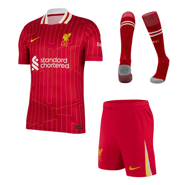 Liverpool Home  Soccer Jersey Kit(Jersey+Shorts+Socks) 2024/25 Top Soccer Jerseys Store
