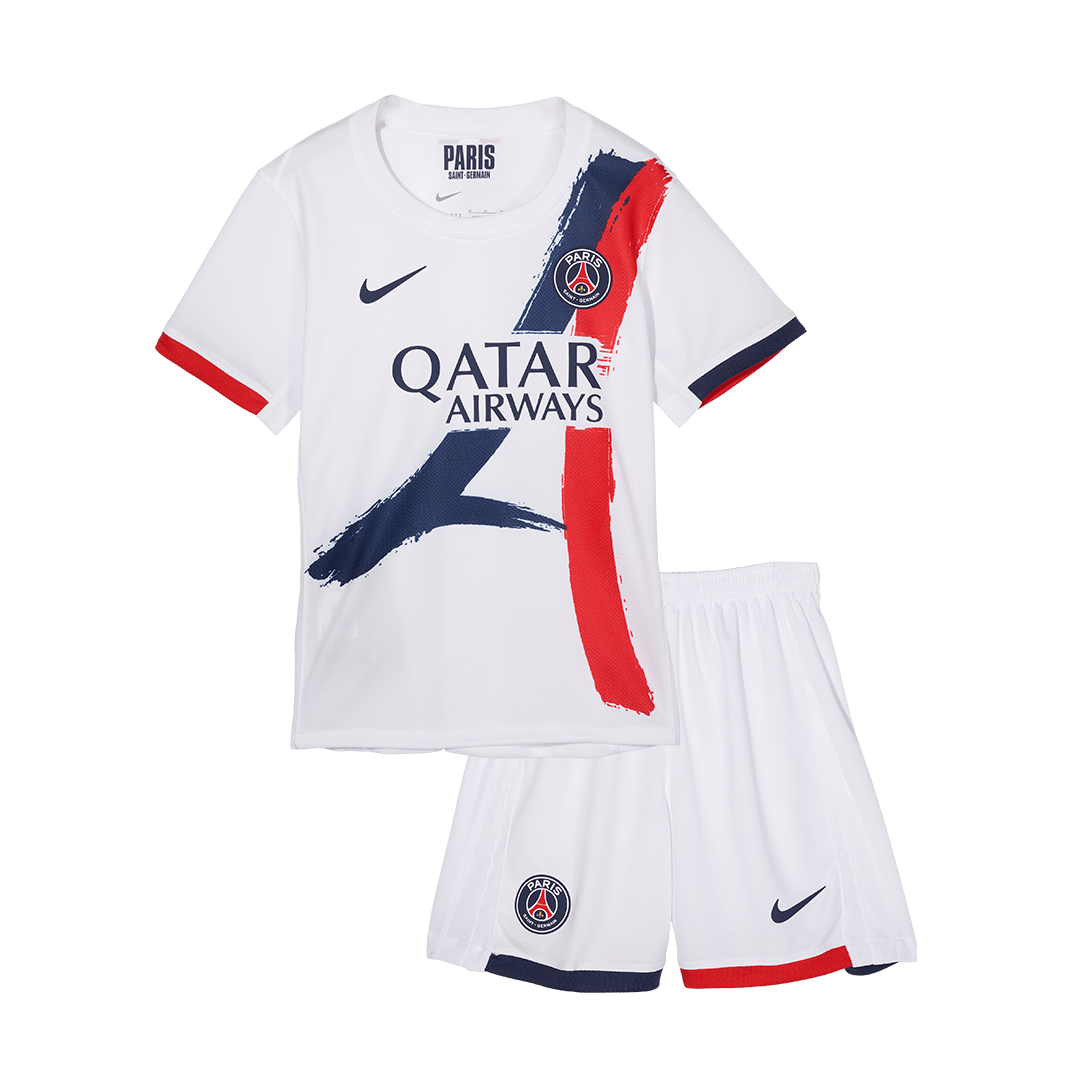 Kid's PSG Away  Soccer Jersey Kit(Jersey+Shorts+Socks) 2024/25 Top Dresy Shop