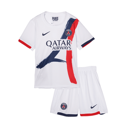 Kid's PSG Away  Soccer Jersey Kit(Jersey+Shorts+Socks) 2024/25 Top Dresy Shop