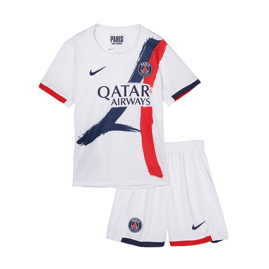 Kid's PSG Away  Soccer Jersey Kit(Jersey+Shorts+Socks) 2024/25 Top Dresy Shop