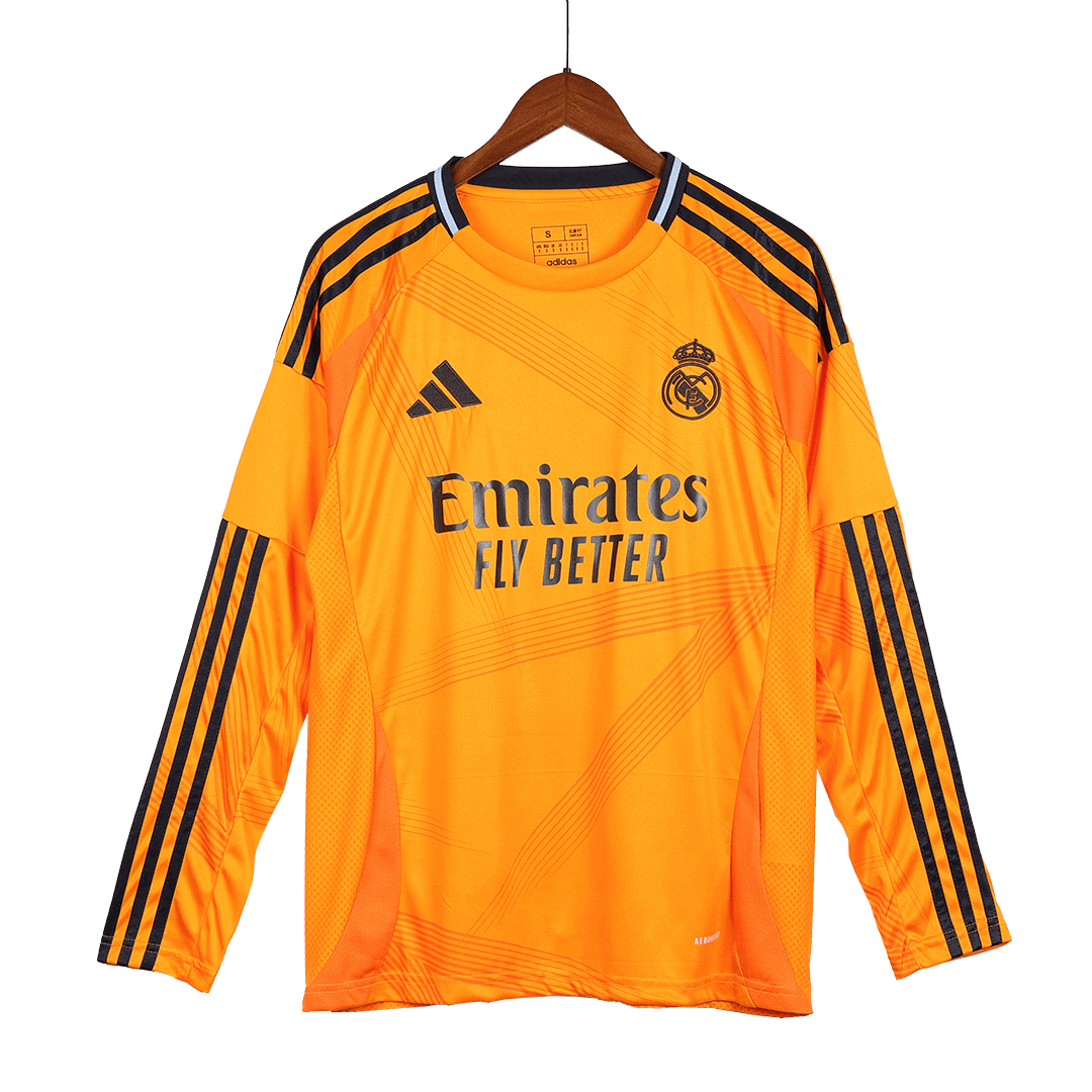Real Madrid Away Long Sleeve  Soccer Jersey 2024/25 Top Dresy Shop